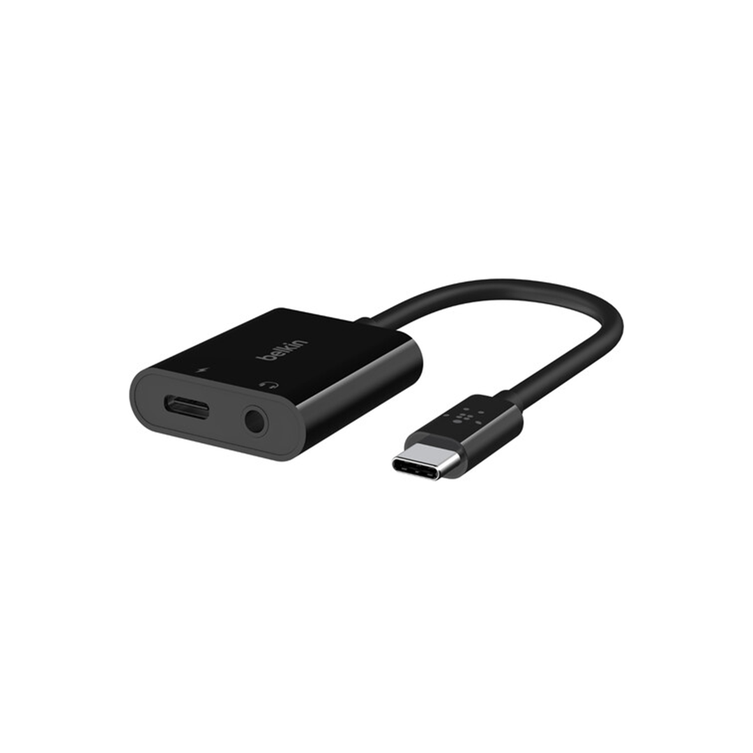 Belkin RockStar 3.5mm Audio and USB-C Charge Adapter in Qatar Belkin RockStar 3.5mm Audio and USB-C Charge Adapter in Qatar